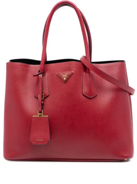 2021-2025 Medium Saffiano Cuir Double satchel by PRADA 