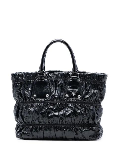 2021-2025 Vernice Gaufre satchel by PRADA 