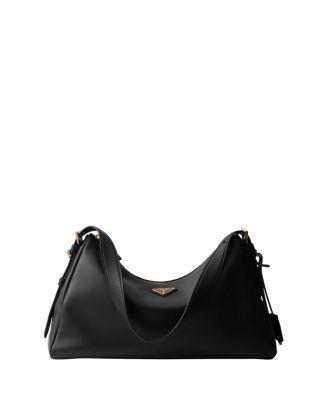 Aimee Large Leather Shoulder Bag by PRADA