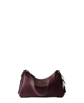 Aimee Medium Leather Shoulder Bag by PRADA