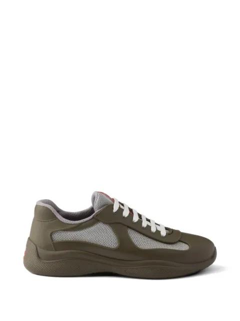 America's Cup Soft rubber and bike fabric sneakers by PRADA