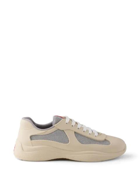 America's Cup Soft rubber and bike fabric sneakers by PRADA