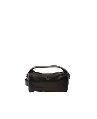 Antiqued Leather Shoulder Bag by PRADA
