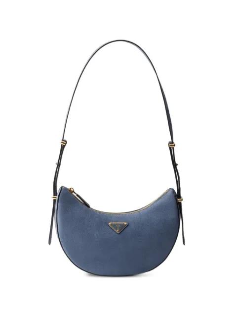 Arqué small nubuck leather bag by PRADA