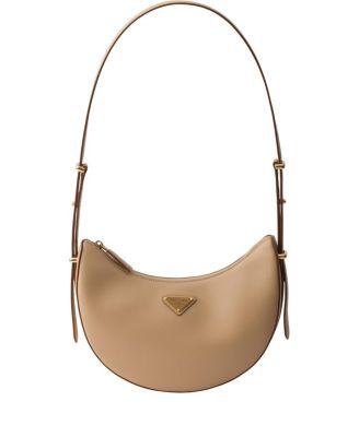 ArquACopyright Small Leather Shoulder Bag by PRADA