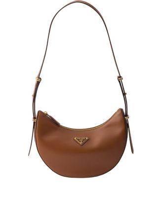 ArquACopyright Small Leather Shoulder Bag by PRADA