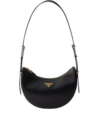 ArquACopyright Small Leather Shoulder Bag by PRADA