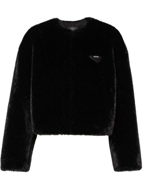 Aspen triangle-logo jacket by PRADA