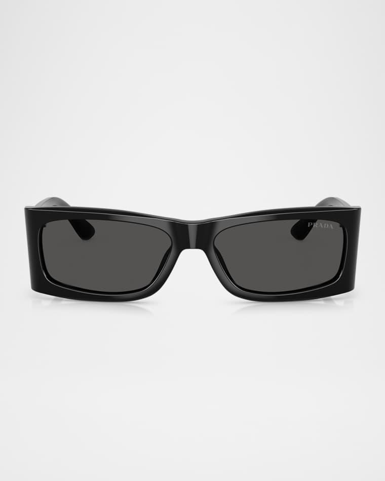 B03S Rectangular Acetate Sunglasses by PRADA
