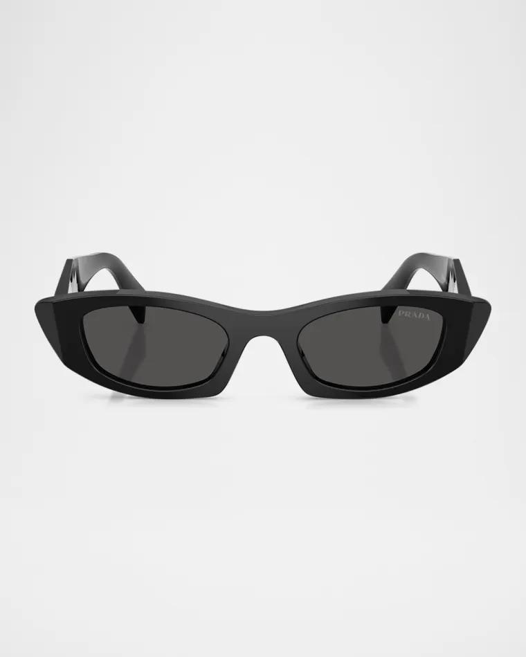 B16SF Acetate Oval Sunglasses by PRADA