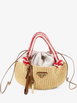 Basket Crochet Raffia Small tote bag by PRADA Basket Crochet Raffia Small tote bag by PRADA