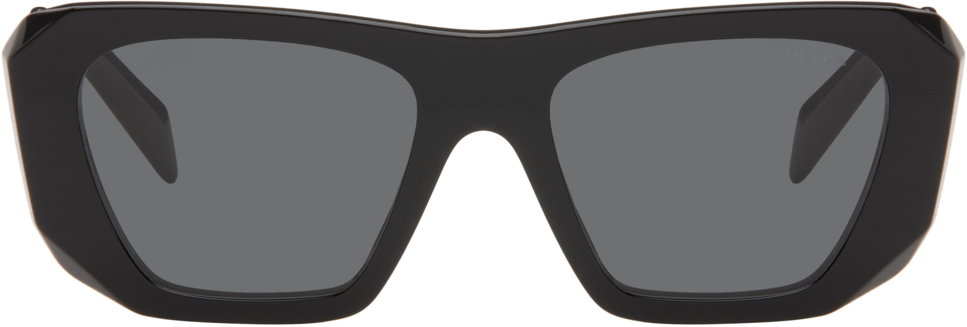 Black 'Prada Symbole' Sunglasses by PRADA