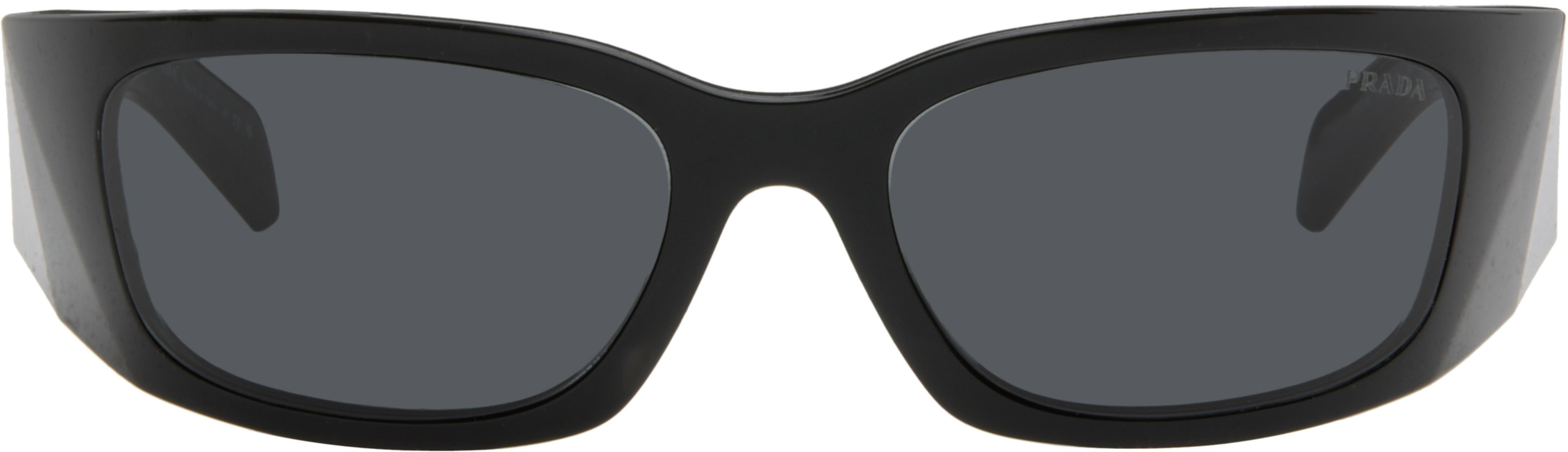 Black 'Prada Symbole' Sunglasses by PRADA