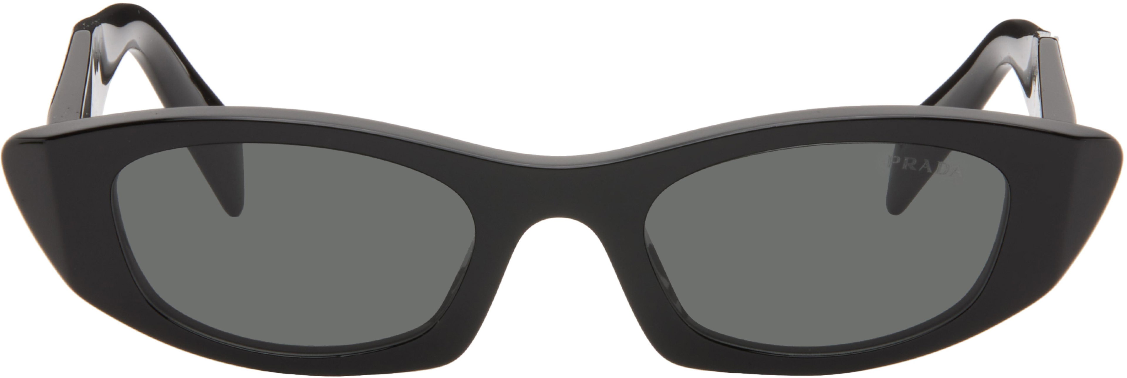 Black 'Prada Symbole' Sunglasses by PRADA