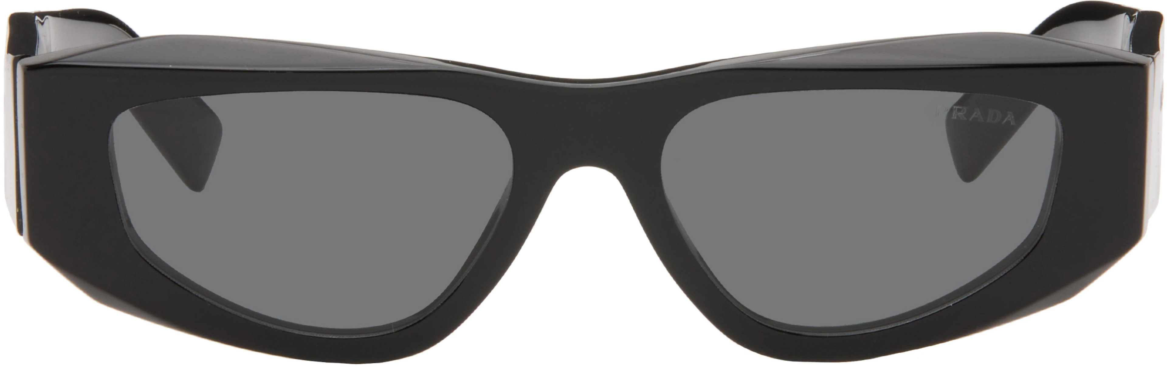 Black 'Prada Symbole' Sunglasses by PRADA