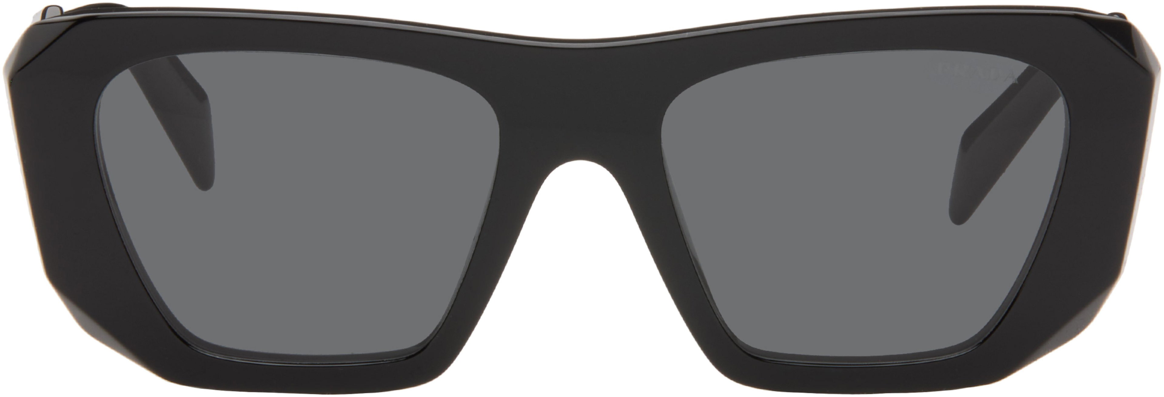 Black 'Prada Symbole' Sunglasses by PRADA