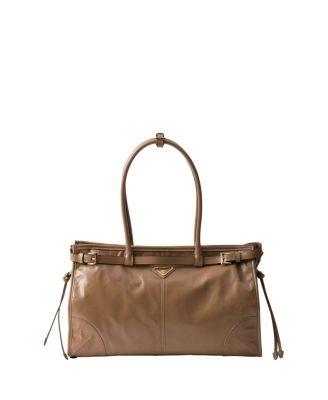 Bonnie Large Convertible Leather Shoulder Handbag by PRADA Bonnie Large Convertible Leather Shoulder Handbag by PRADA