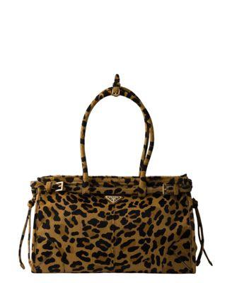 Bonnie Large Printed Leather Handbag by PRADA