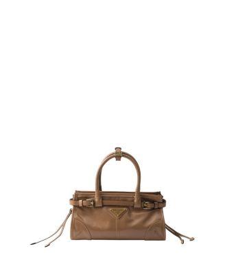 Bonnie Leather Mini Handbag by PRADA