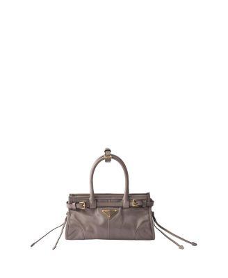 Bonnie Leather Mini Handbag by PRADA