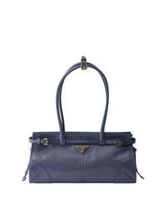 Bonnie Medium Convertible Leather Shoulder Handbag by PRADA