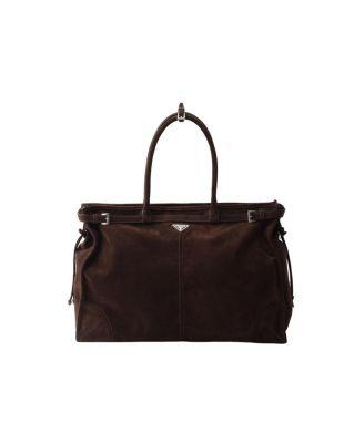 Bonnie Suede Tote Bag by PRADA