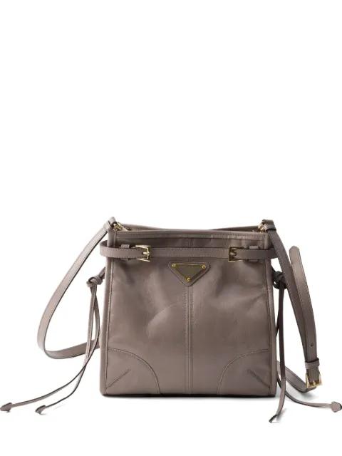 Bonnie leather mini shoulder bag by PRADA