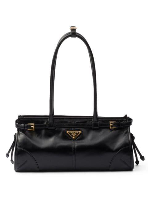 Bonnie medium leather handbag by PRADA
