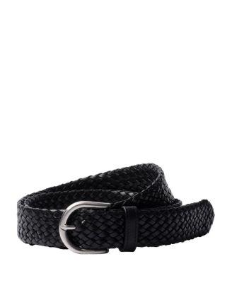 Braided Leather Belt by PRADA