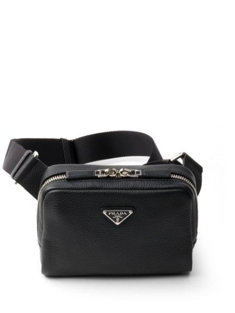 Brique leather bag by PRADA