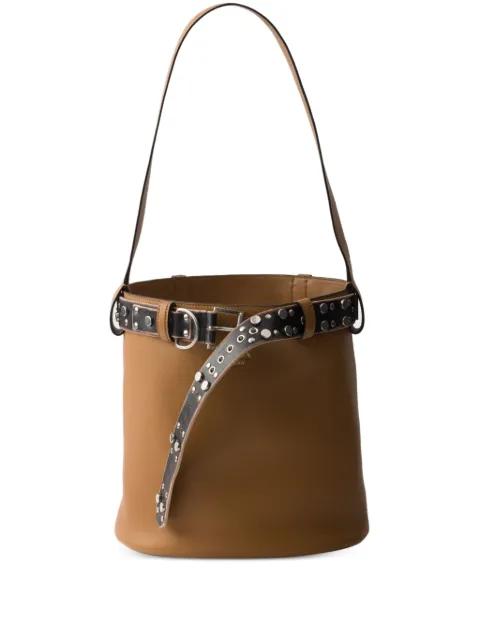 Buckle bucket bag by PRADA