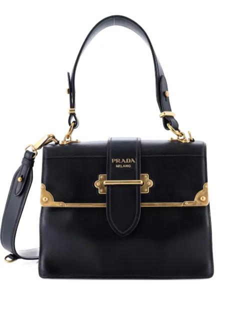 Cahier Convertible City Calf and Saffiano Medium shoulder bag by PRADA 