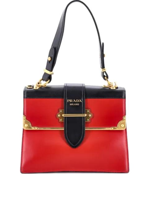 Cahier Convertible City Calf and Saffiano Medium shoulder bag by PRADA Cahier Convertible City Calf and Saffiano Medium shoulder bag by PRADA