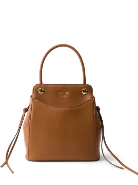 Carry mini leather handbag by PRADA