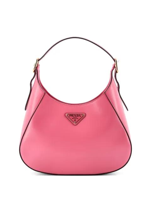 Cleo Shoulder Bag Box Calf Medium hobo bag by PRADA 
