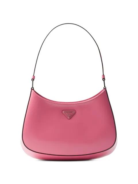 Cleo brushed leather shoulder bag by PRADA