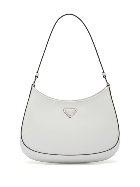 Cleo brushed leather shoulder bag by PRADA