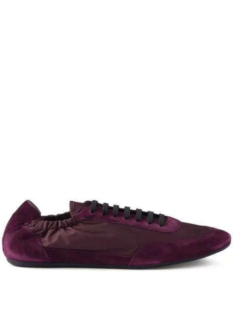 Collapse Re-Nylon suede sneakers by PRADA