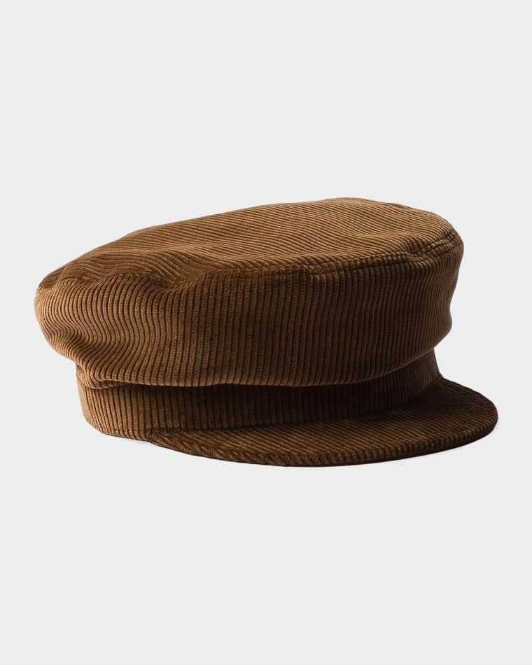Corduroy Newsboy Cap by PRADA