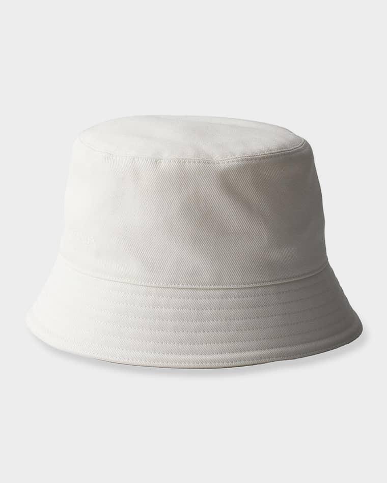 Cotton Drill Bucket Hat by PRADA