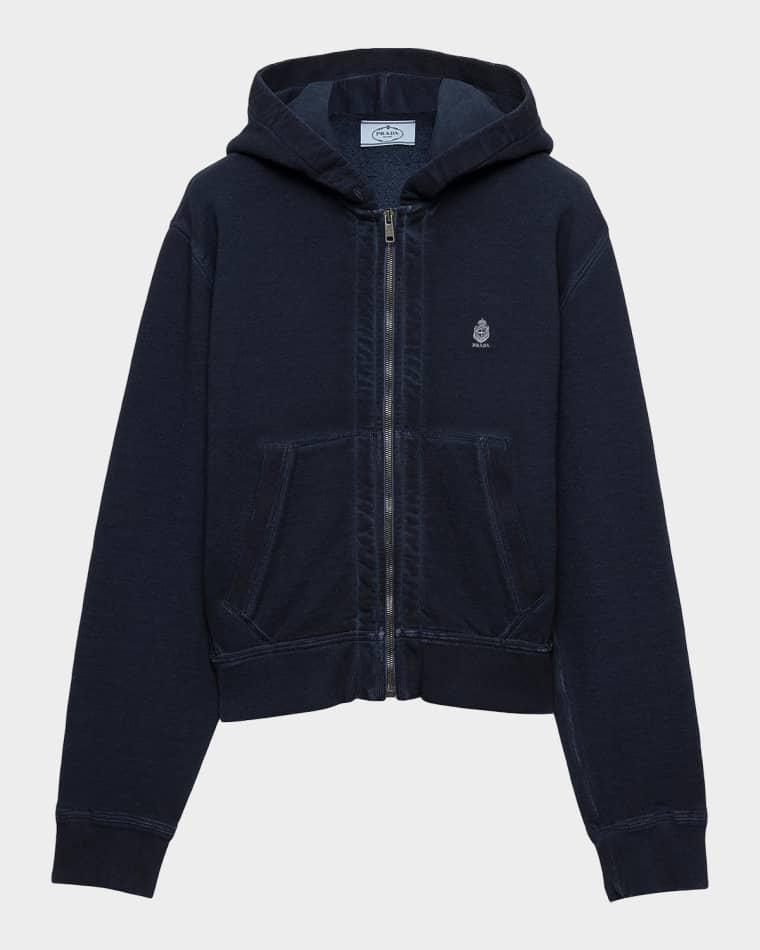 Cotton Hoodie Jacket by PRADA