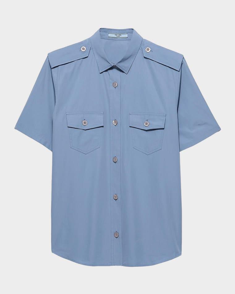Cotton Poplin Shirt by PRADA