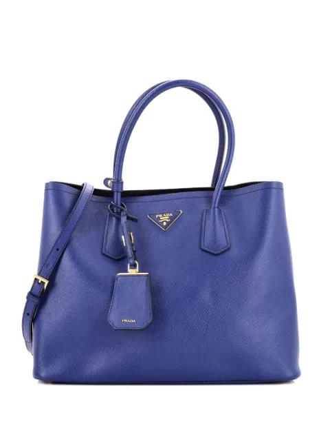 Cuir Double Saffiano Leather Large tote bag by PRADA 