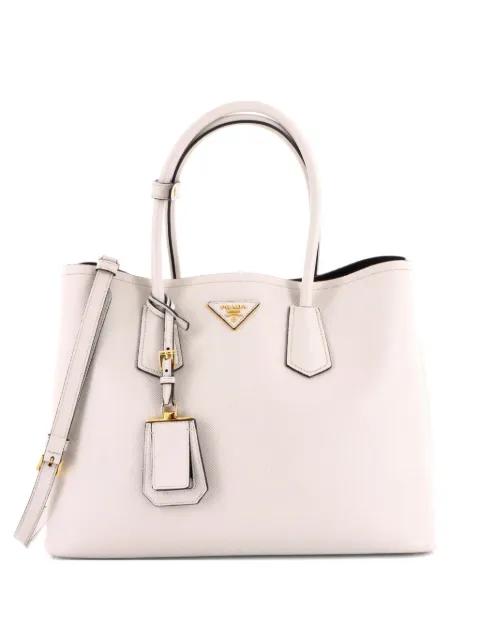 Cuir Double Saffiano Leather Large tote bag by PRADA 