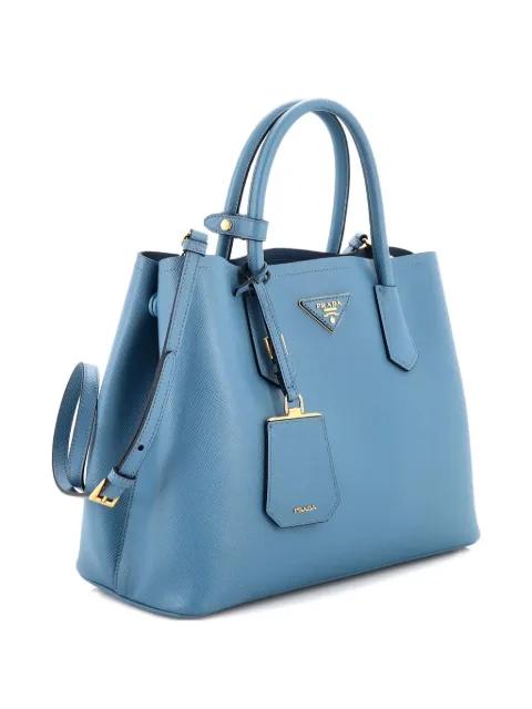 Cuir Double Saffiano Leather Medium tote bag by PRADA 