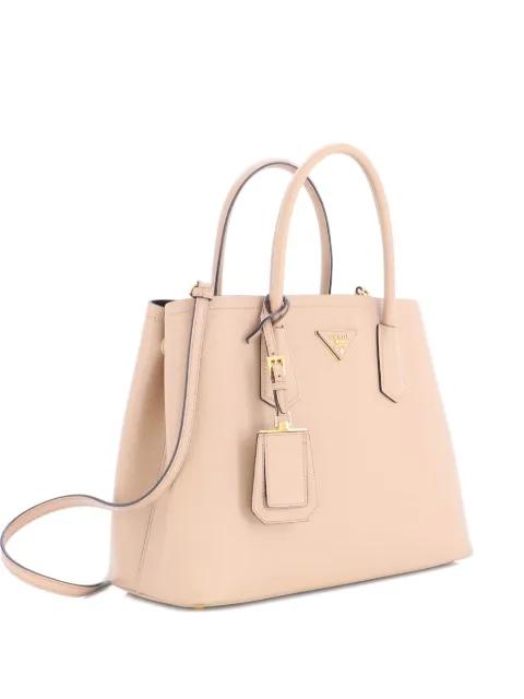 Cuir Double Saffiano Leather Medium tote bag by PRADA Cuir Double Saffiano Leather Medium tote bag by PRADA