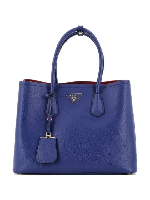 Cuir Double Saffiano Leather Medium tote bag by PRADA 