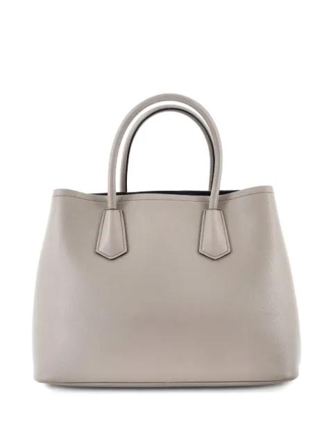 Cuir Double Saffiano Leather Medium tote bag by PRADA Cuir Double Saffiano Leather Medium tote bag by PRADA