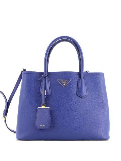 Cuir Double Saffiano Leather Medium tote bag by PRADA Cuir Double Saffiano Leather Medium tote bag by PRADA