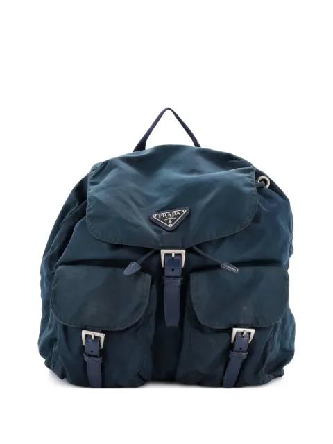Double Front Pocket Tessuto Medium backpack by PRADA Double Front Pocket Tessuto Medium backpack by PRADA